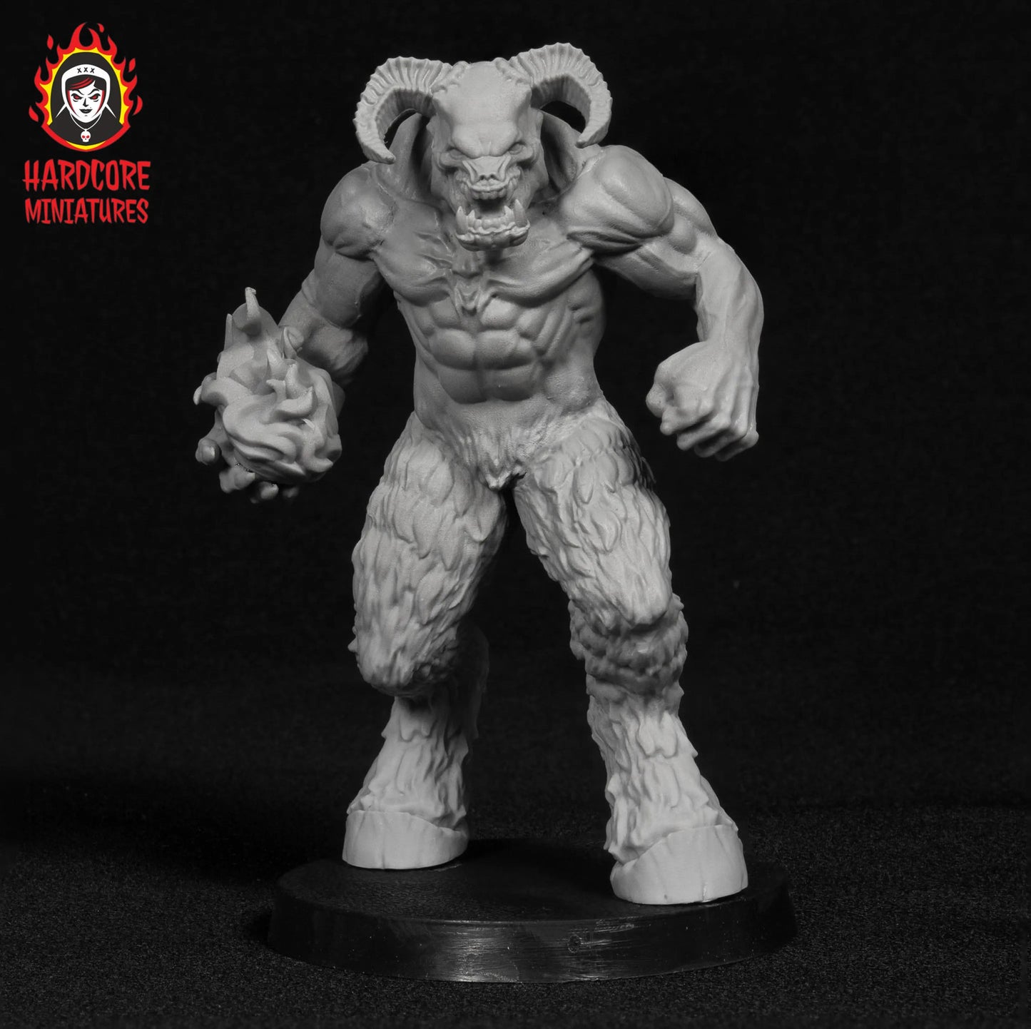 Doom Standing Hell Lord 32mm dnd miniature doom video game Dark Lord