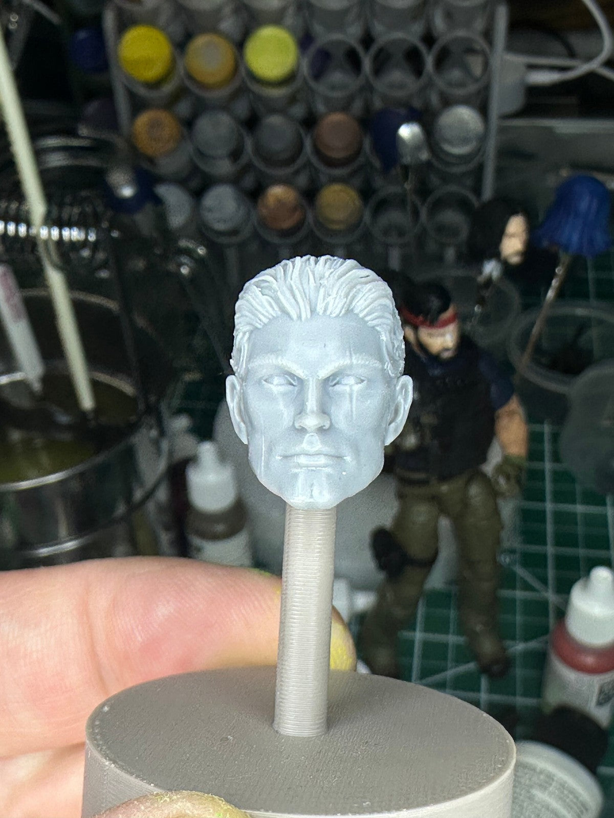 Unmasked Snake Eyes head GI Joe classified 1:12 mezco action figures