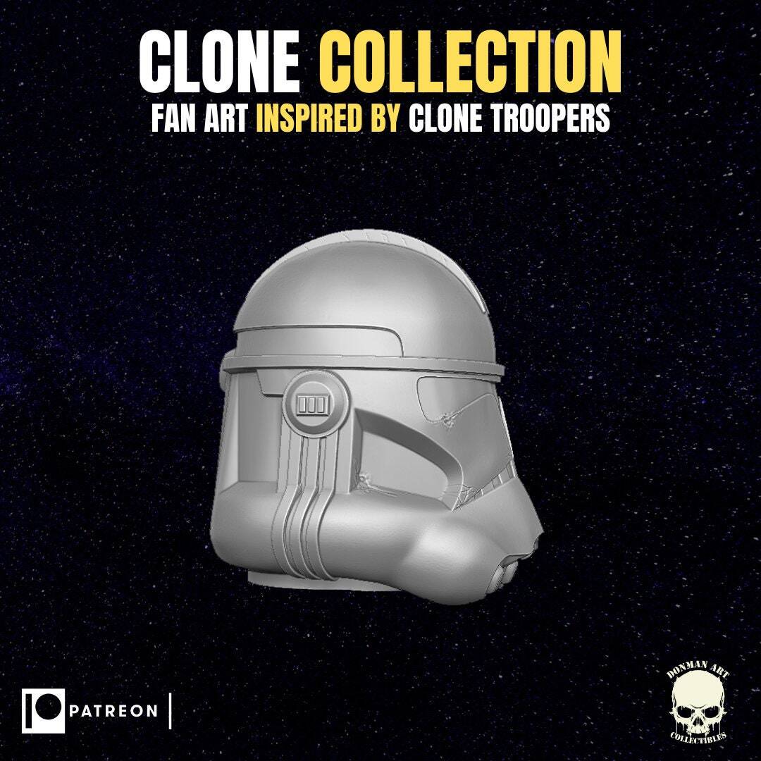 Clone Trooper Head (1:12 Scale) Star Wars black series, mezco, GI Joe Classified