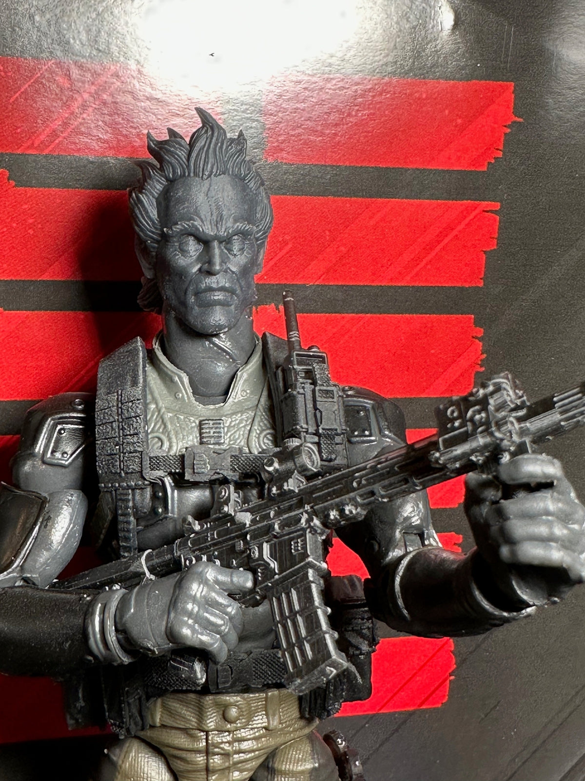 not Rick Sanchez 1/12 scale head unpainted GI Joe Classified, mezco, neca, blac