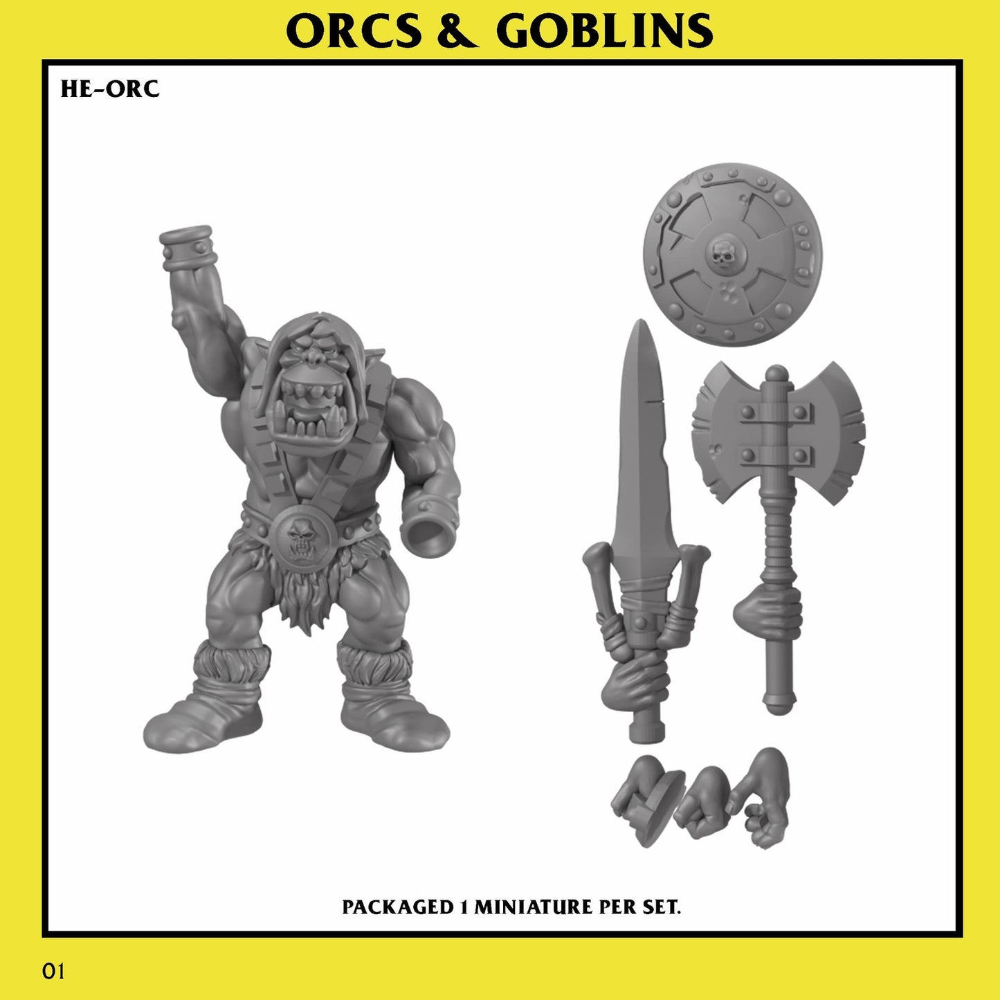 He-ORC Masters of the universe : 32mm table top mini army builder