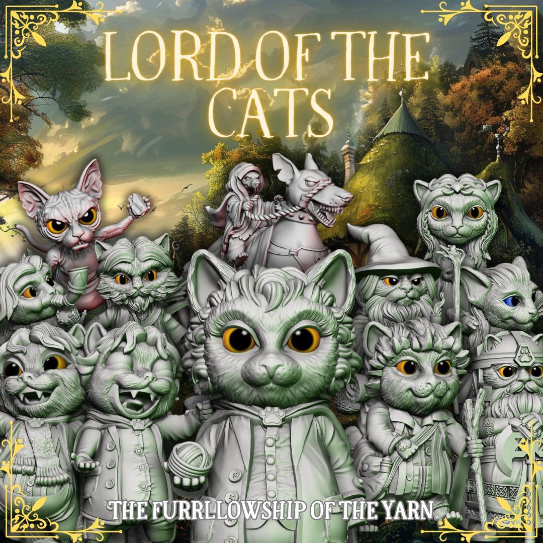 Lord of the Cats -- Siamesegolas |45mm Mini |LOTR Legolas|
