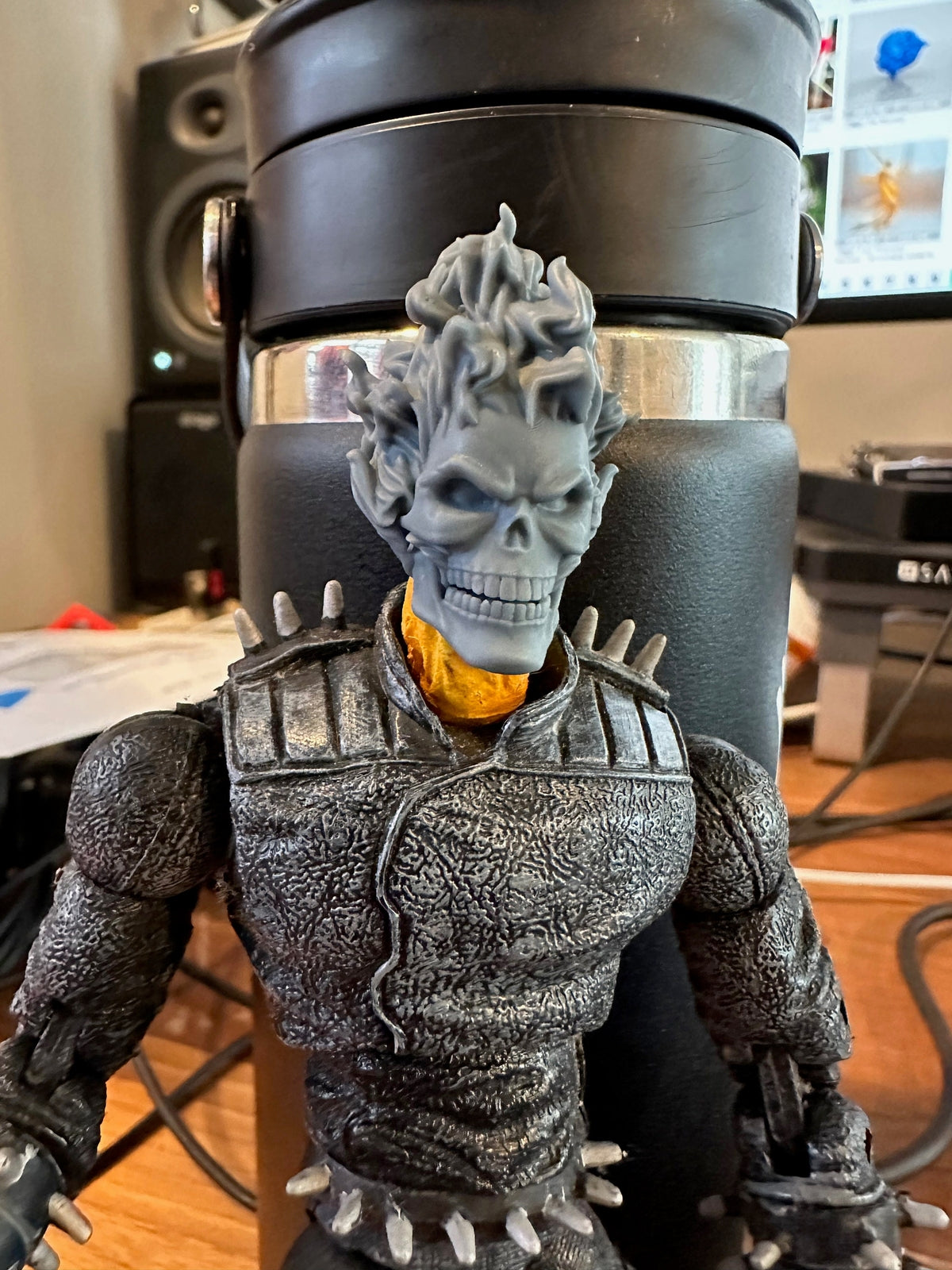 Ghost Rider Head (1:12 Scale) Star Wars black series, mezco, GI Joe Classified,