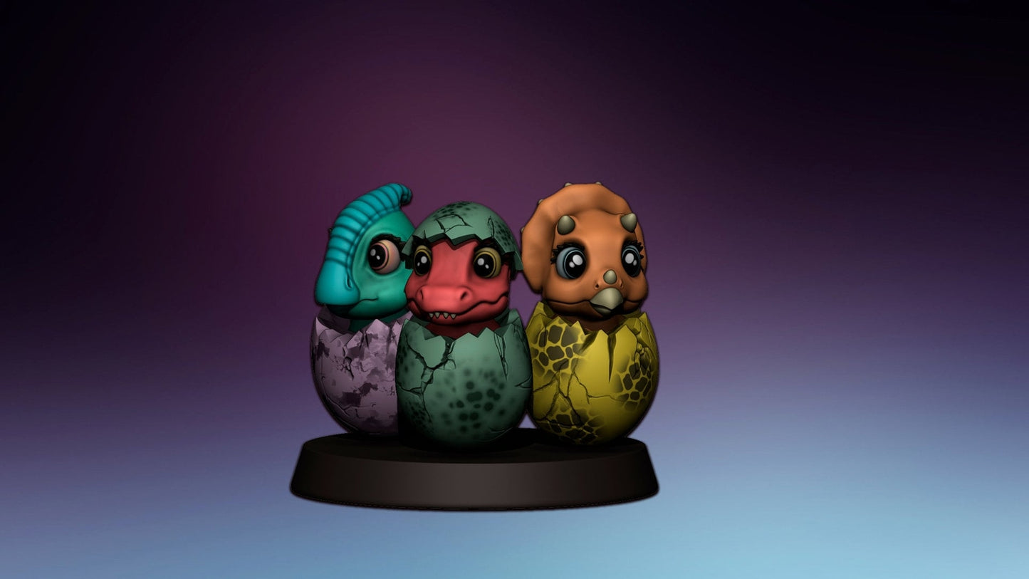 HeroQuest pet eggs dino - Miniatures Unpainted 28mm/32mm Dungeons and Dragons,