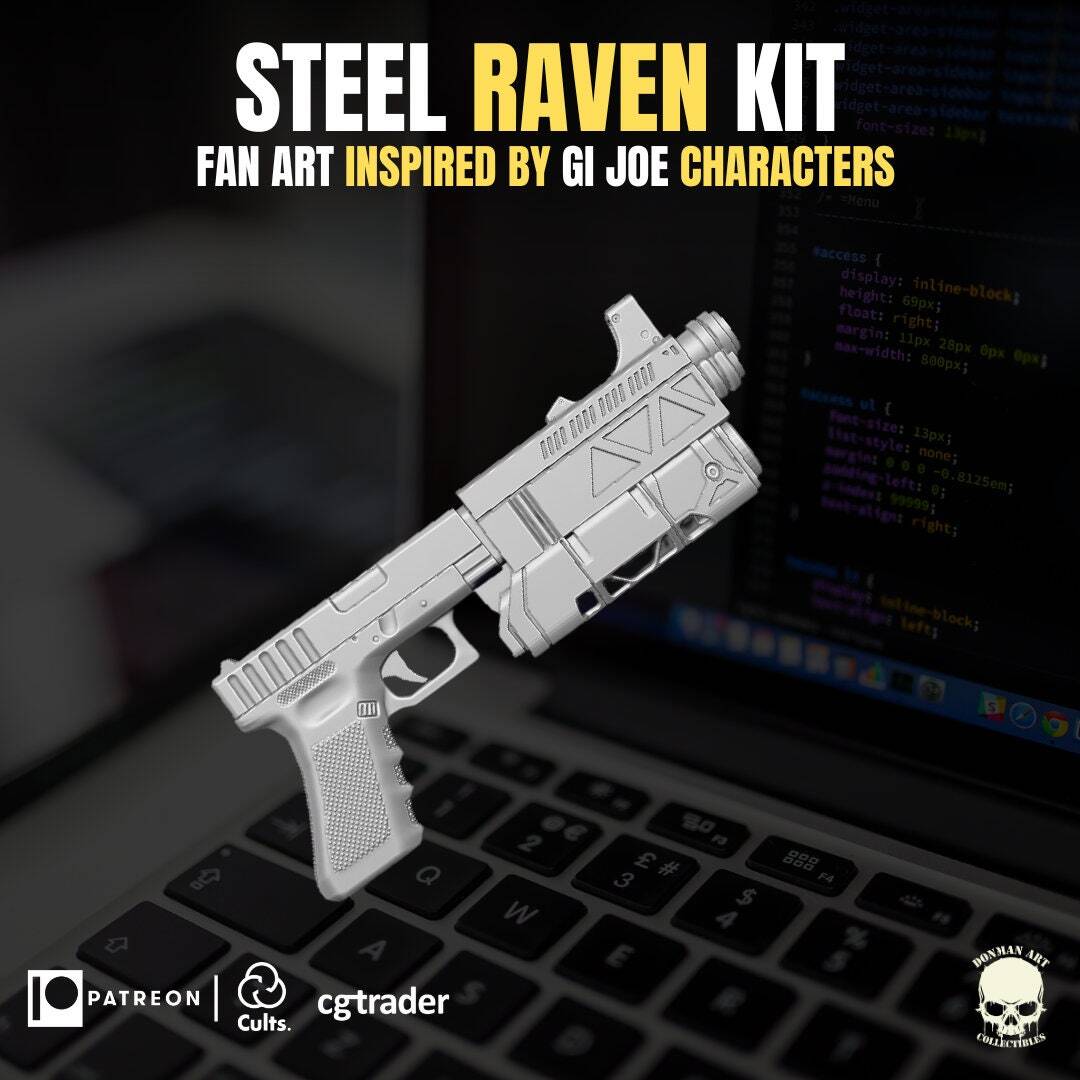 Steel Raven Set 1:12 Toy Accessory Free Shipping. GI Joe Classified, mezco, one