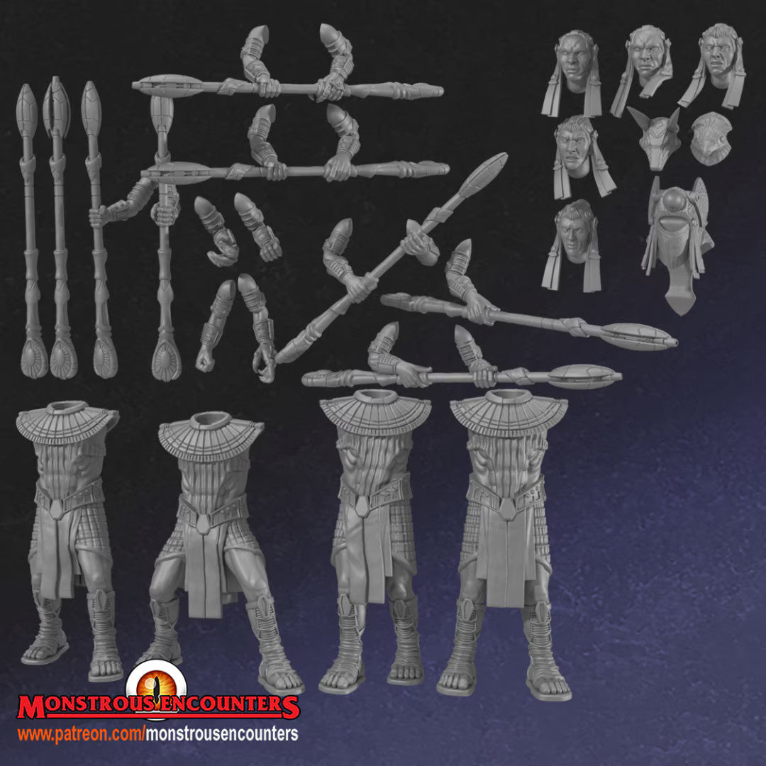 SG Royal Guard 28mm army builder set 1 3d printed minis GI Joe tabletop