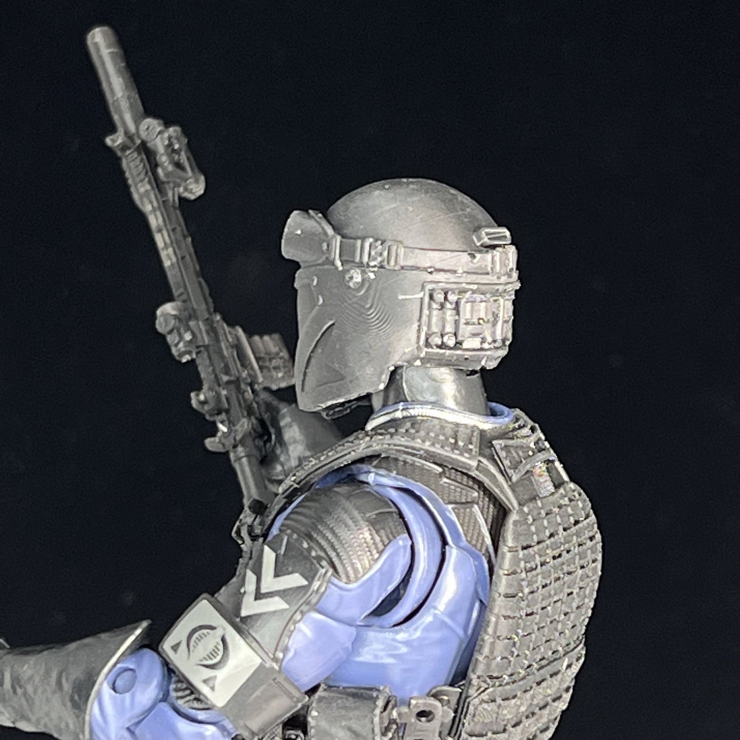 Cobra Viper Classic Helmet GI Joe Classified 1/12 scale head unpainted 1:12