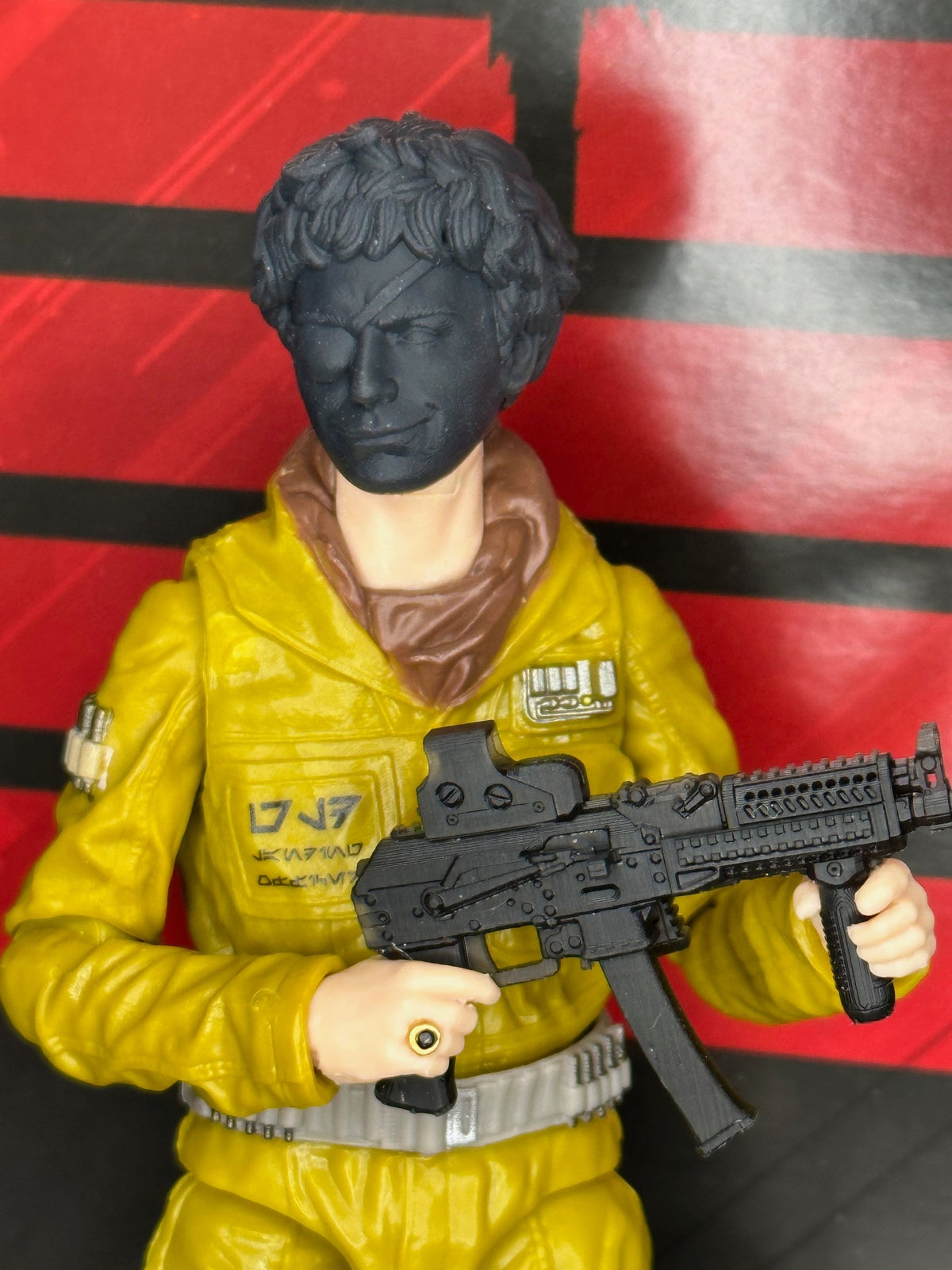 not Morty Smith 1/12 scale head unpainted GI Joe Classified, mezco, neca, black