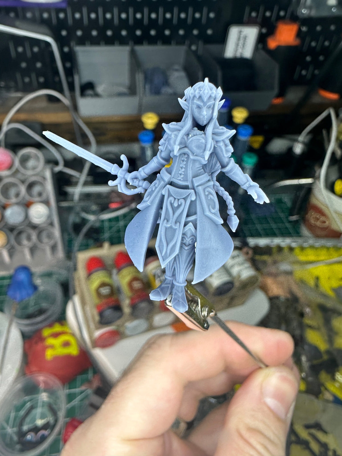 Zalidra (Elven Princess) - 35mm Miniature | DnD Mini | Superhero Miniature | RN