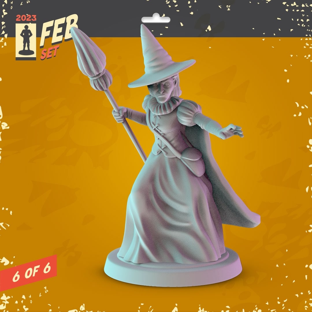 Wizard Of Oz 3d printed mini's Popmini 34mm nostalgia dnd gaming