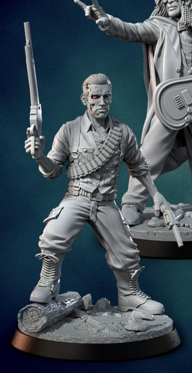 ARNULD SCHWARZENBERG -- Arkham's Nightmare DnD 32mm terminator 2