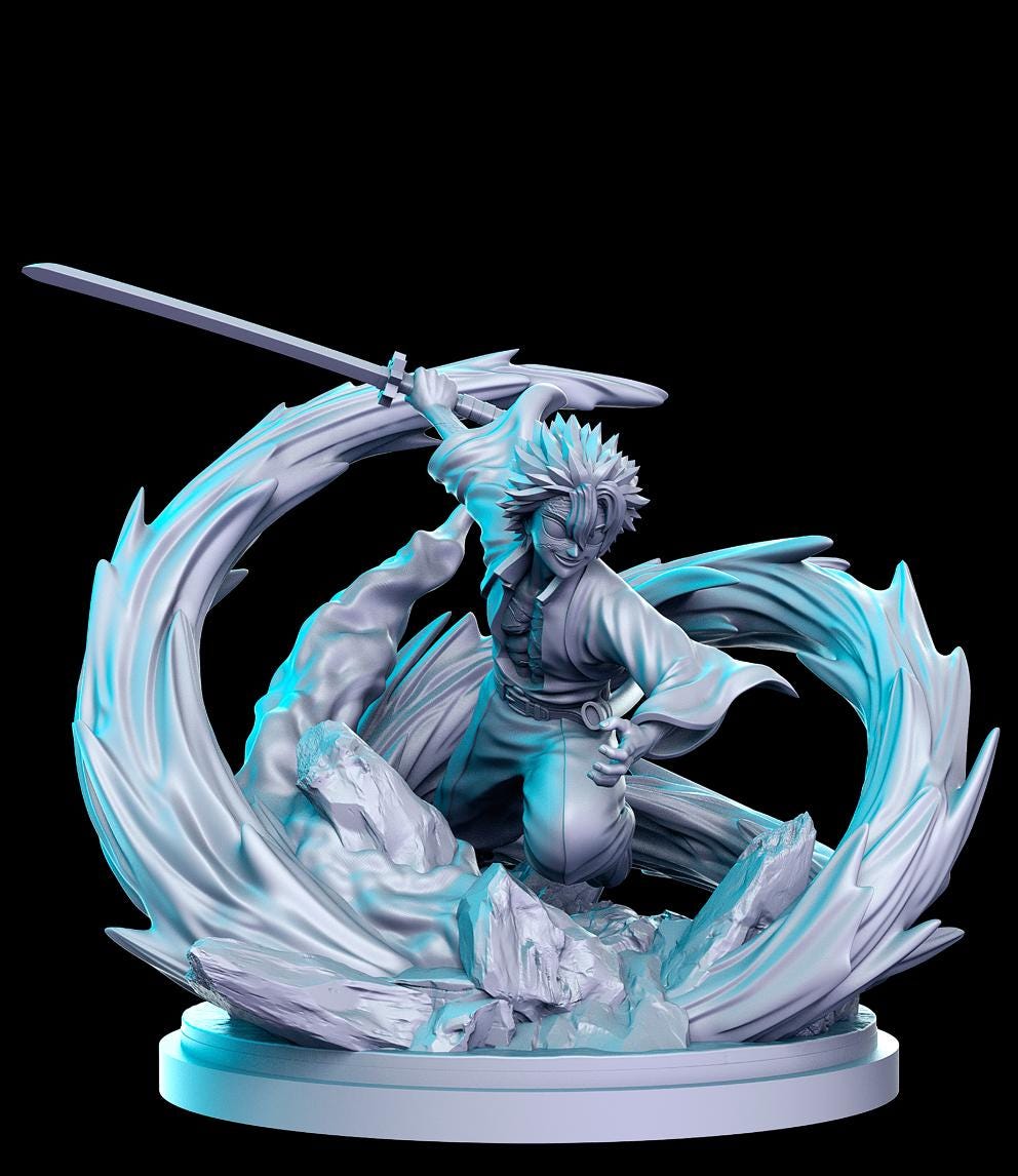 Anime DnD Miniature Set: Fantasy Tabletop RPG Figures, RN Estudio