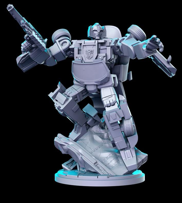 Disguised Robots 2 DnD Miniature, Tabletop RPG DnD Mini, D&D Figurines, Fantasy