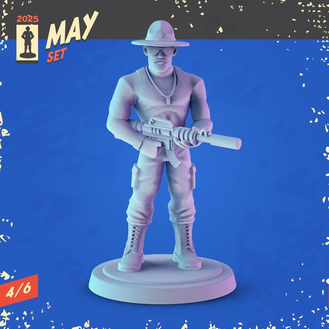 GI Joe 34mm Minis tabletop gaming, DnD Snake eyes | Destro | Scarlet | Cobra Co