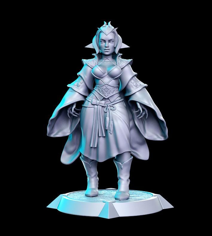 Western RPG Vol 1 Full Set DnD Miniature, Tabletop RPG DnD Mini, D&D Figurines,