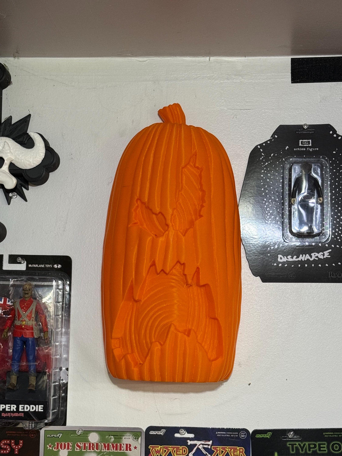 I Remember Halloween pumpkin Wall decoration. Punk | Horror Punk| Gothic glow