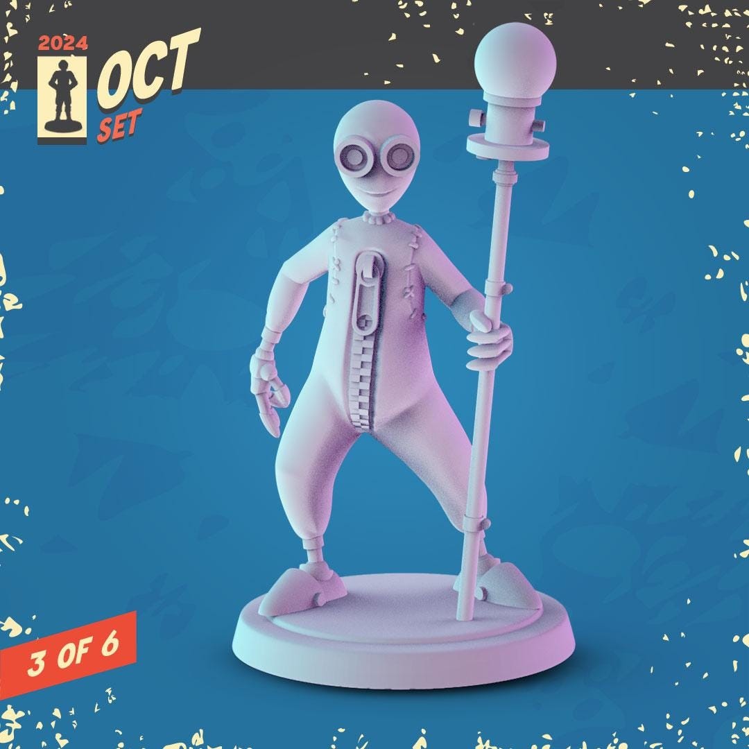 Tim Burton 36mm Minis tabletop gaming, DnD Edward Scissorhands, Mars Attacks| C