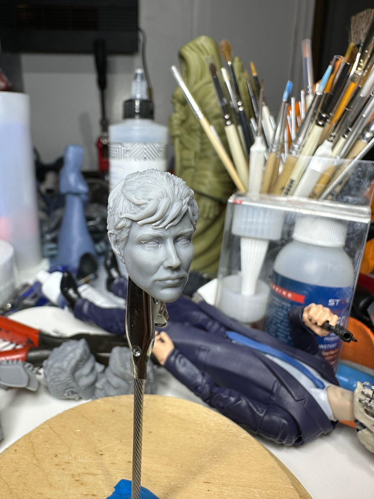 Wasp Hope van Dyne Ant-Man head sculpt 2 Marvel Legends GI Joe Classified 1/12