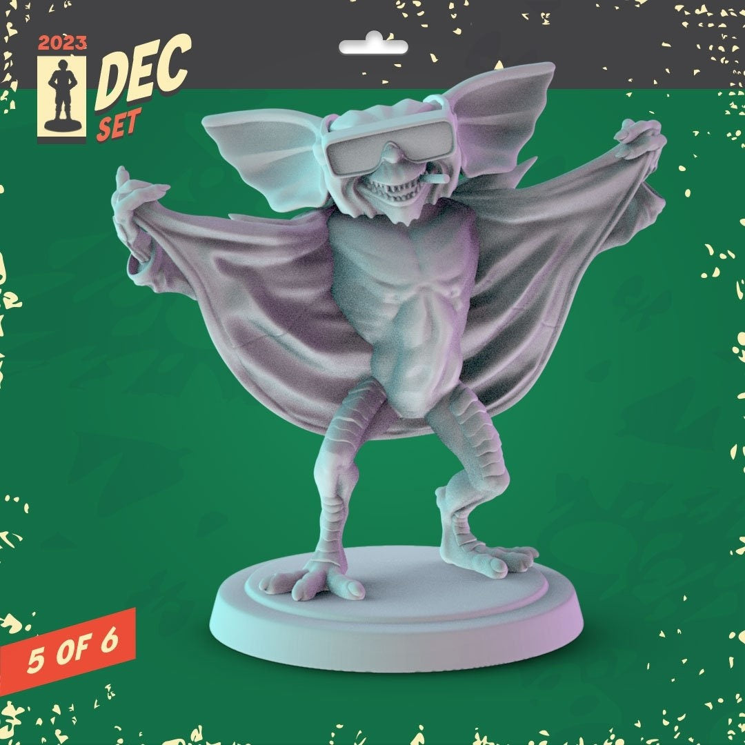 Gremlins 34mm Minis tabletop gaming, DnD Gizmo mogwai