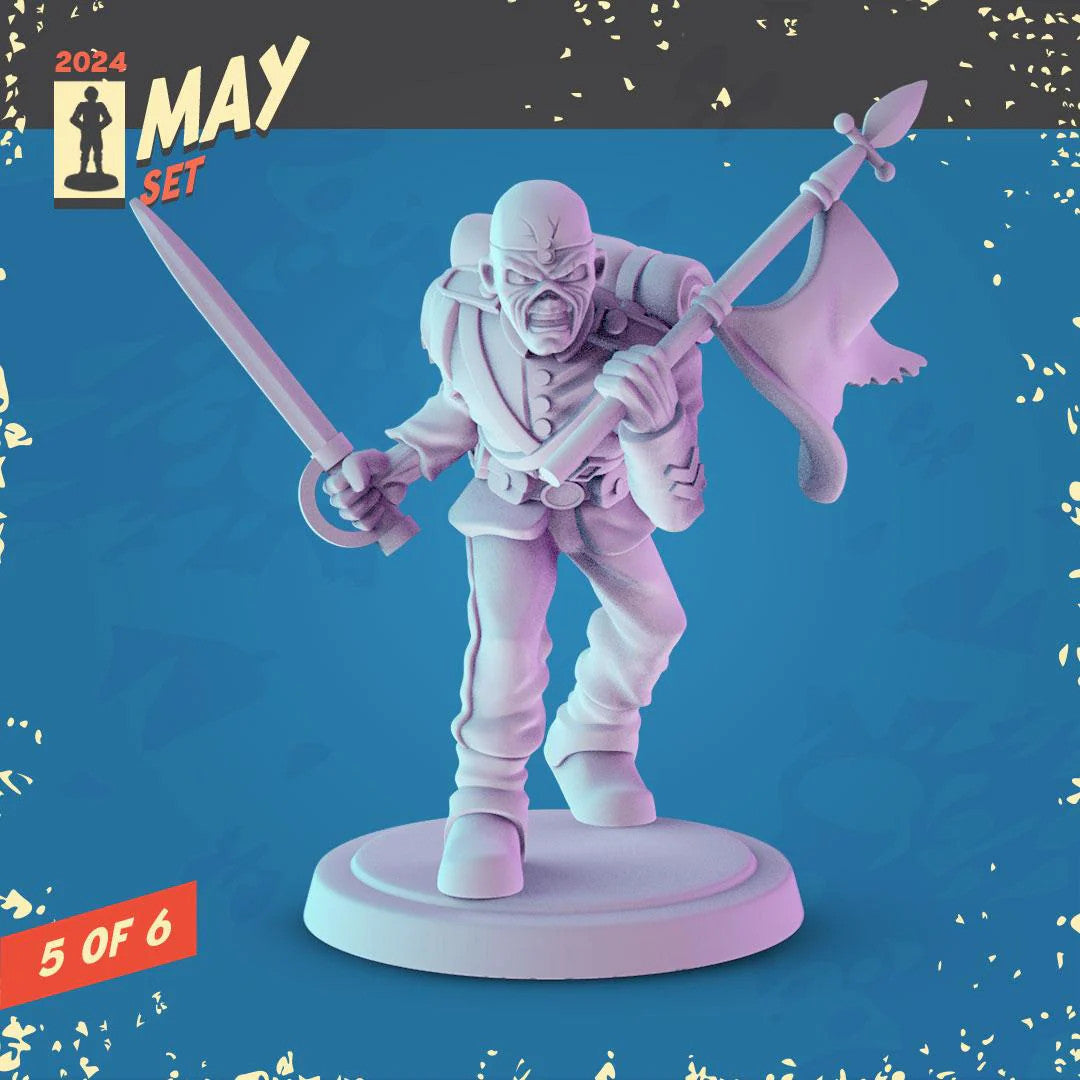 Rock Icons 36mm Minis: Tabletop Gaming, DnD, Music Fan Gift