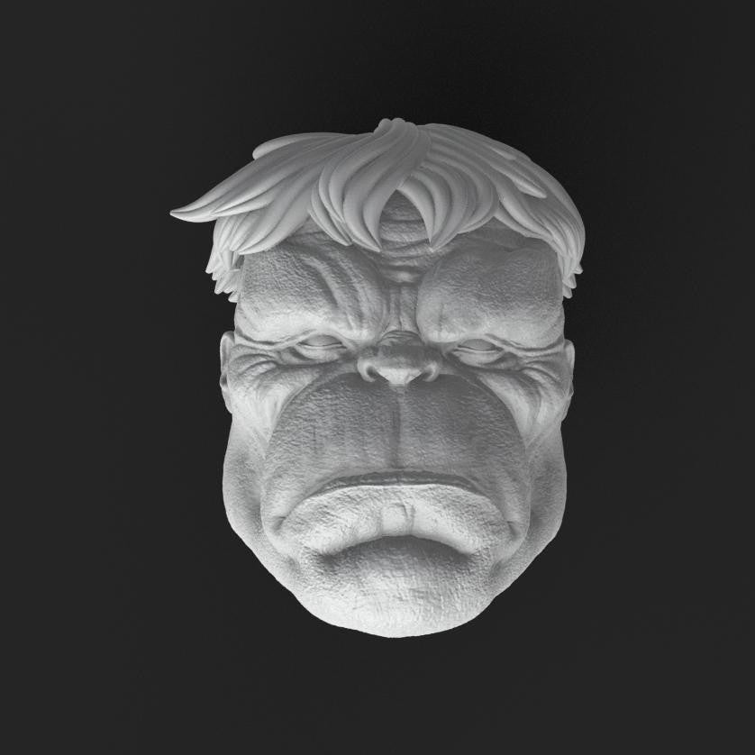 Grey Hulk head sculpt 1:12 6inch classified, GI joe, mezco, Marvel legend, blac