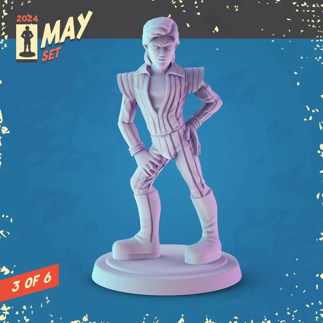 Rock Icons 36mm Minis: Tabletop Gaming, DnD, Music Fan Gift