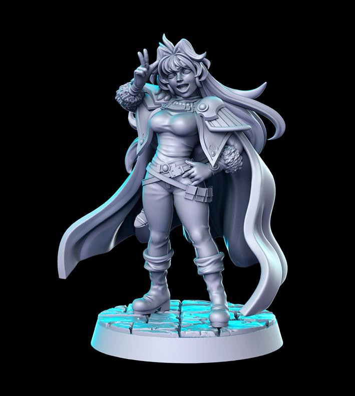 Anime Series Vol 2 Full Set DnD Miniature, Tabletop RPG DnD Mini, D&D Figurines