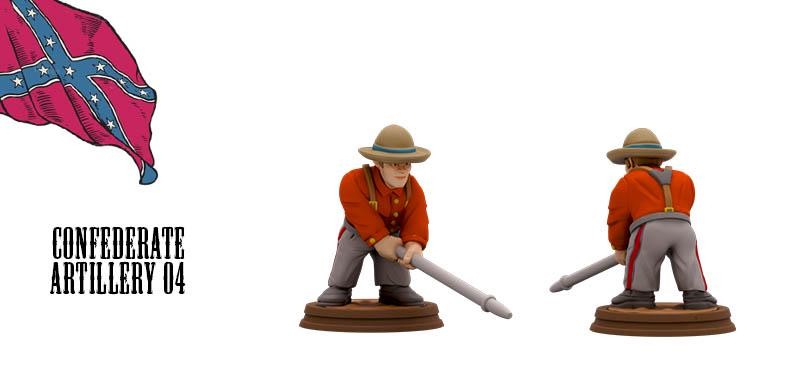 Confederate cannon Artillery American Civil War Set DnD Miniature, Tabletop RPG