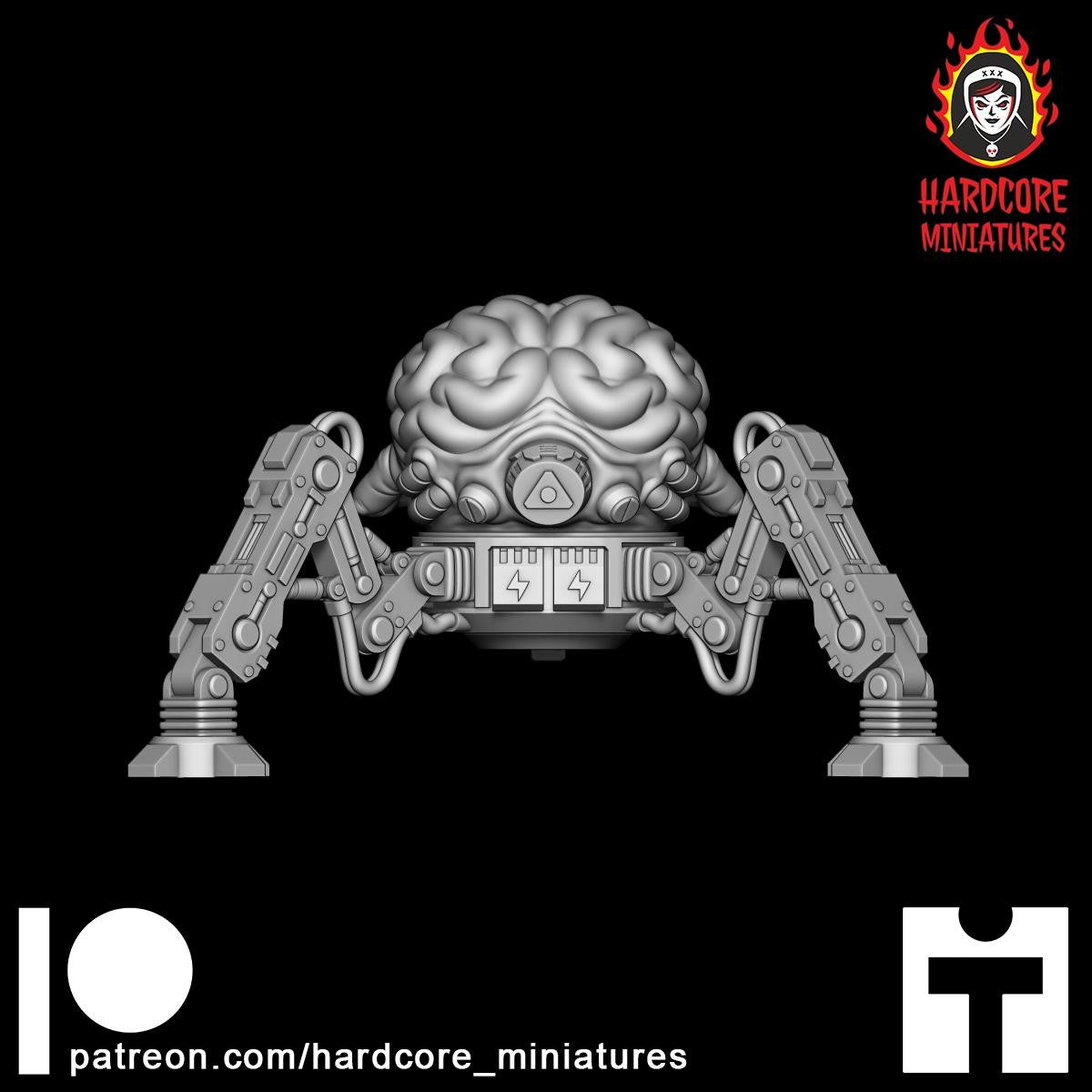 Doom arachnoBrain Standing 32mm dnd miniature doom video game Arachnotron