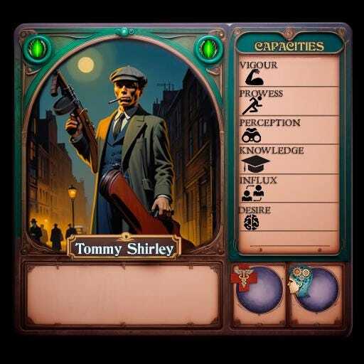 TIMMY SHIRLEY -- Arkham's Nightmare DnD 32mm lovecraft horror Thomas Shelby
