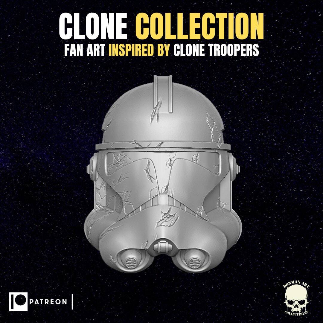 Clone Trooper Head (1:12 Scale) Star Wars black series, mezco, GI Joe Classified
