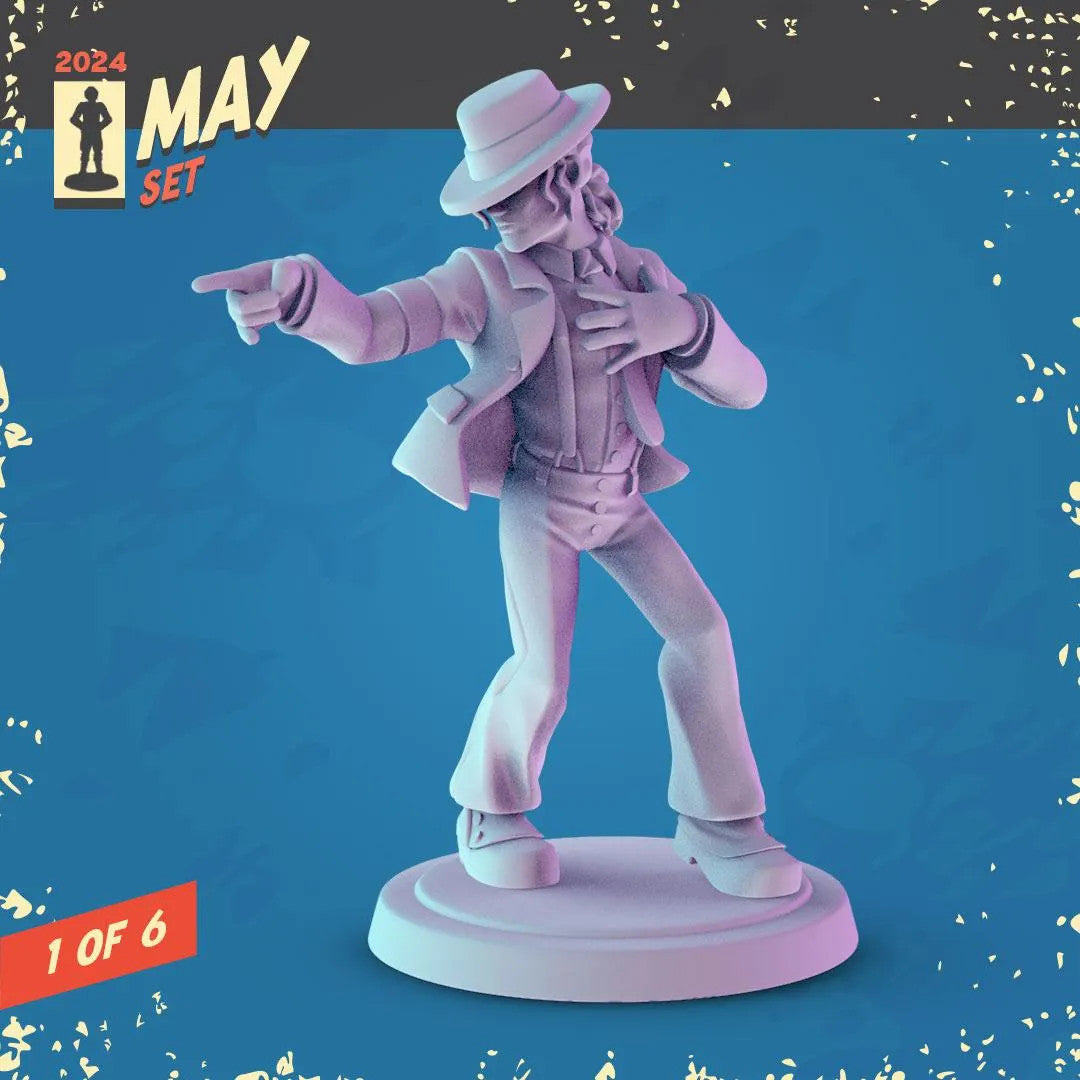 Rock Icons 36mm Minis: Tabletop Gaming, DnD, Music Fan Gift
