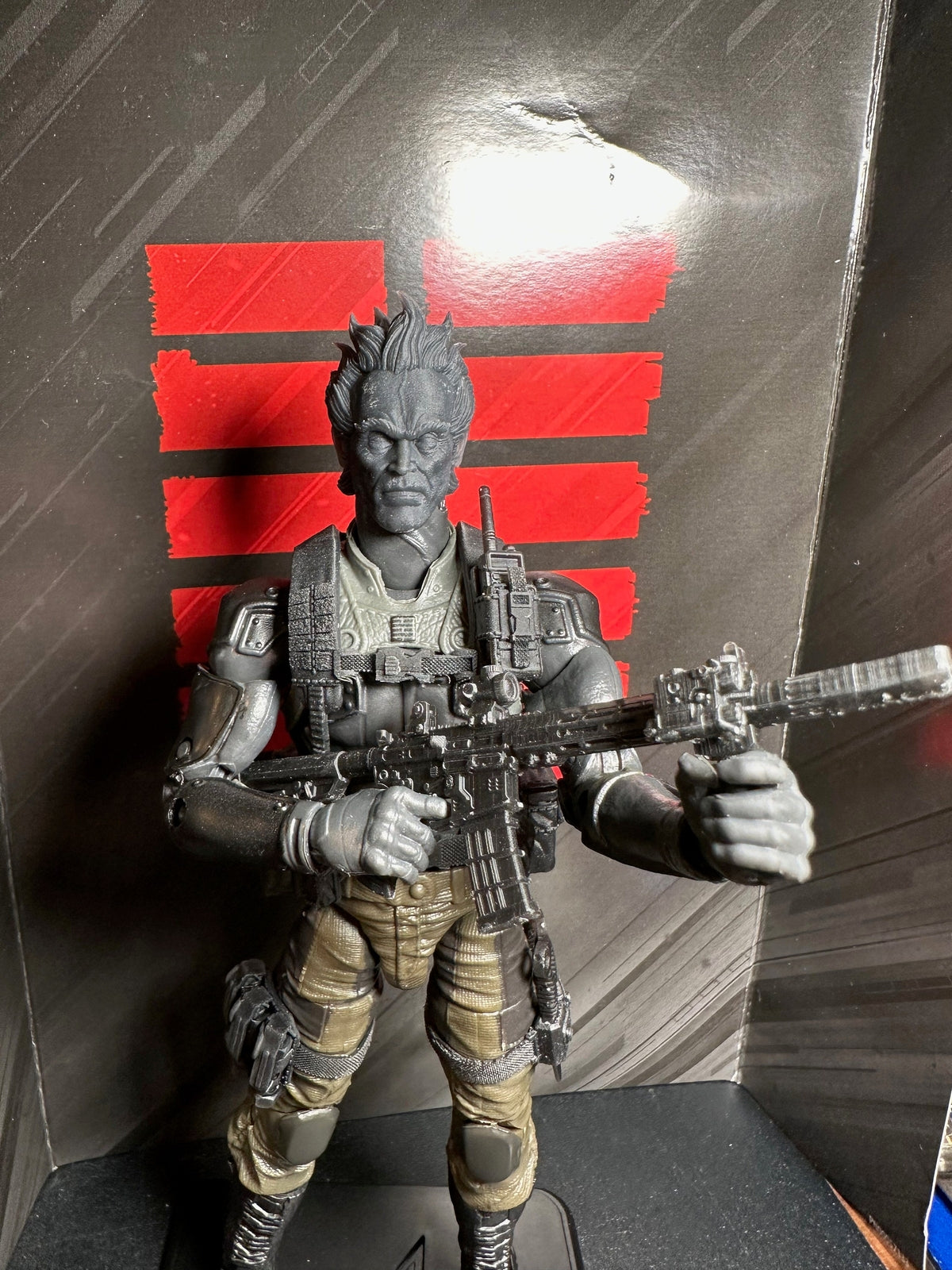 not Rick Sanchez 1/12 scale head unpainted GI Joe Classified, mezco, neca, blac