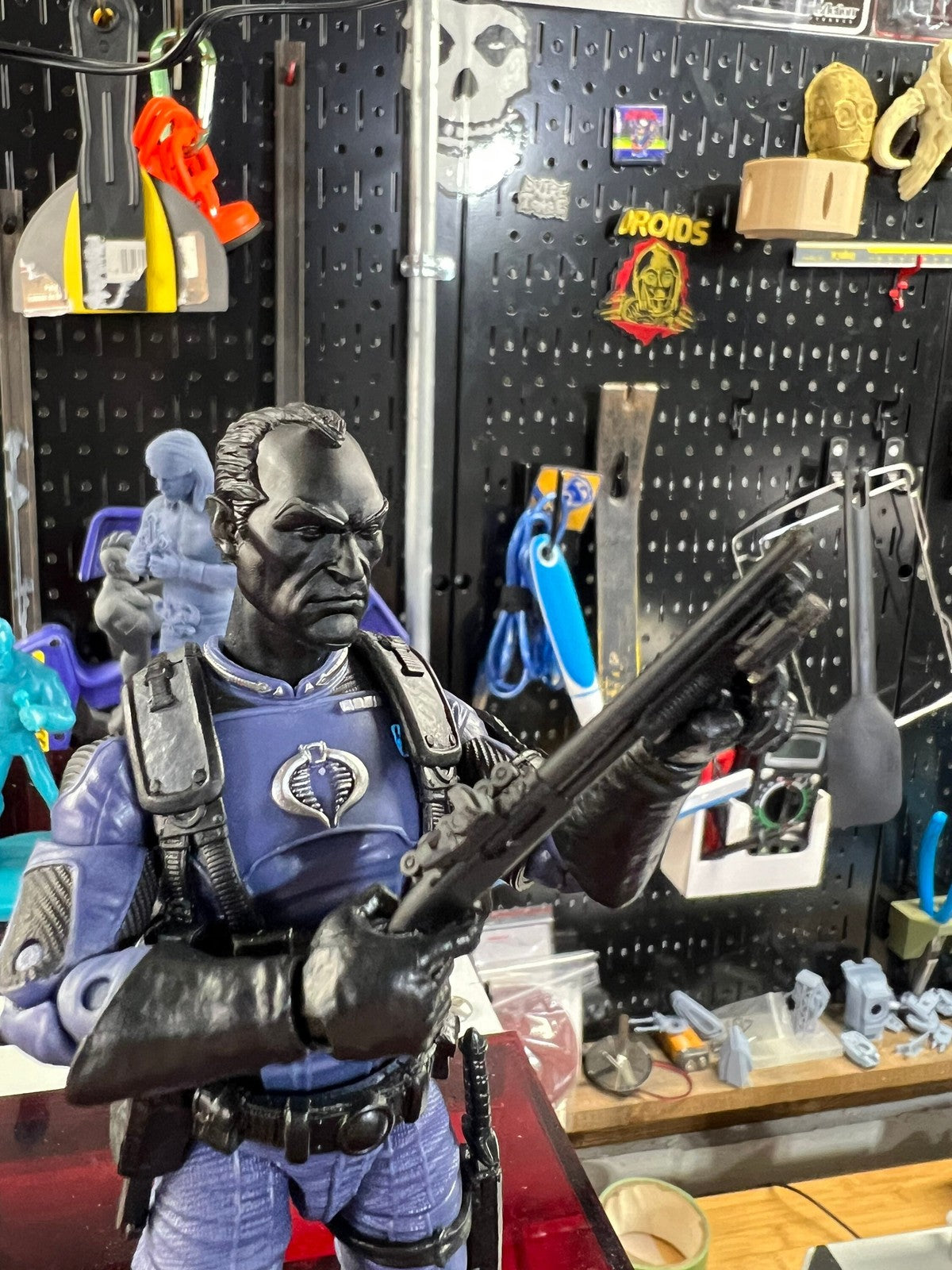 3d Printed Remington 870 sawed off shotgun 1:12 6" GI Joe Classified/Marve