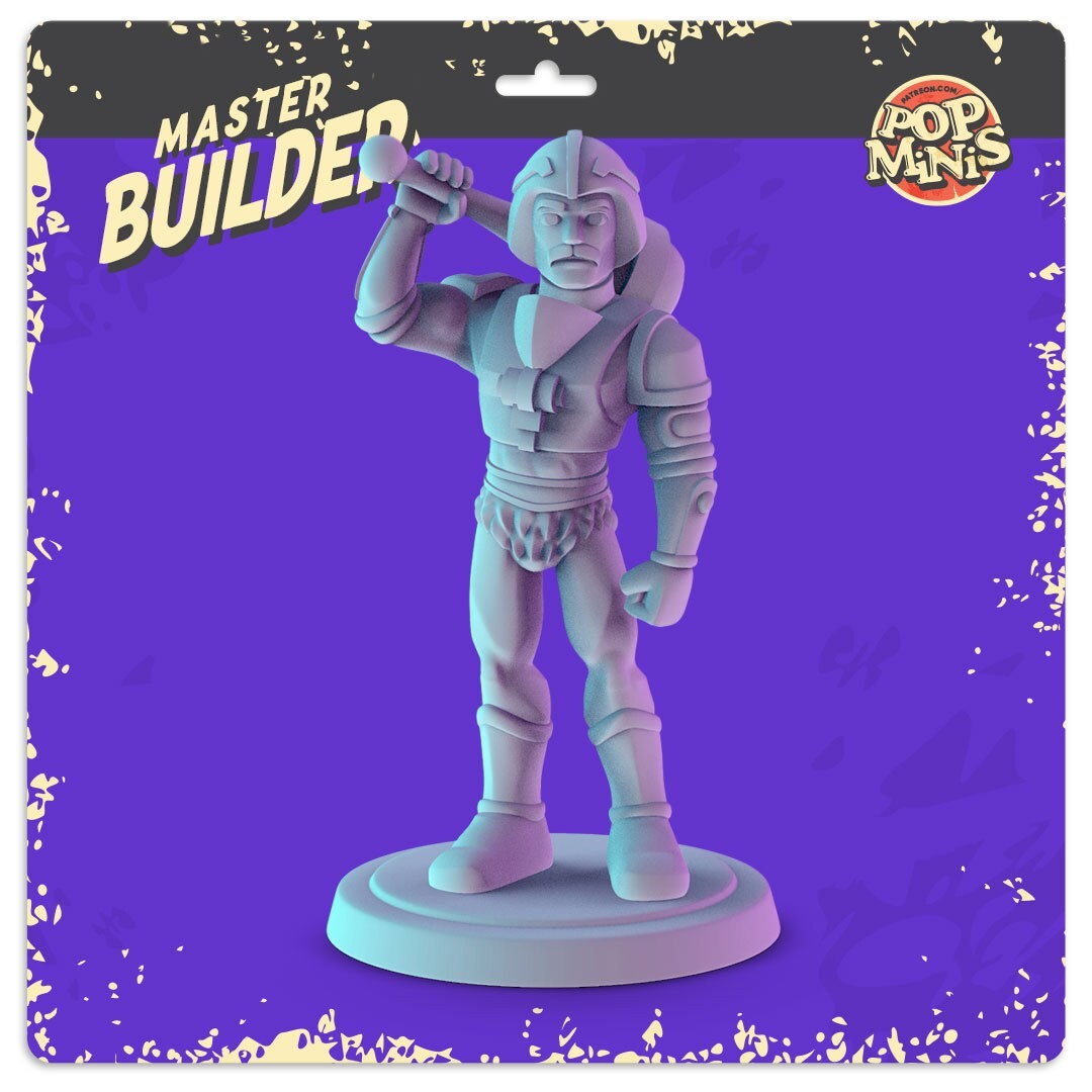 Masters of the Universe 36mm table top mini's He-Man, Orko MOTU