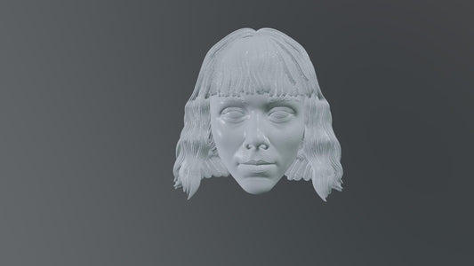 Shin Hati | Star Wars | Ahsoka | inspired head sculpt 1:12 6inch Star Wars Blac