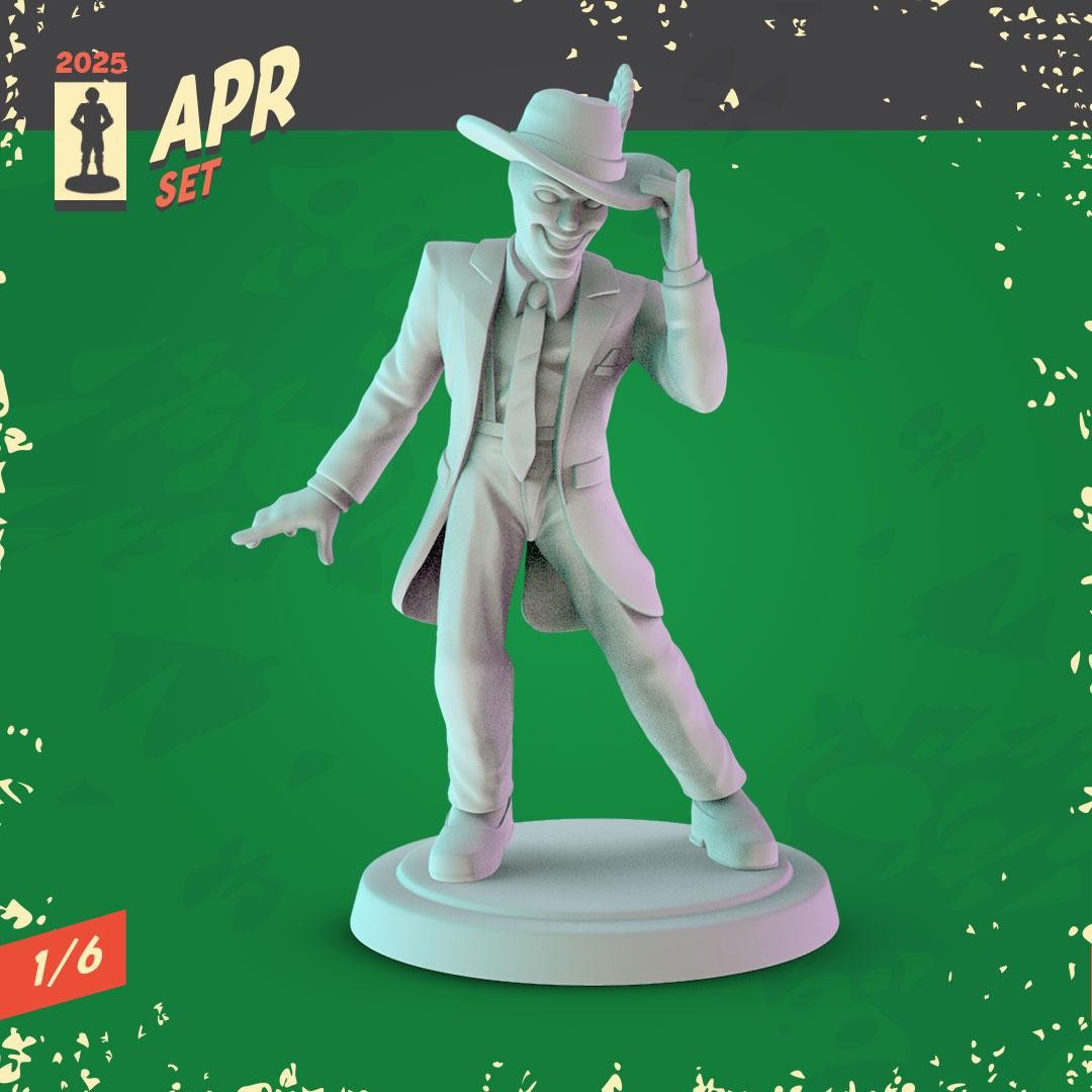 Jim Carrey 36mm Minis, The Mask | Sonic the HedgeHog | The Riddler | Ace Ventur
