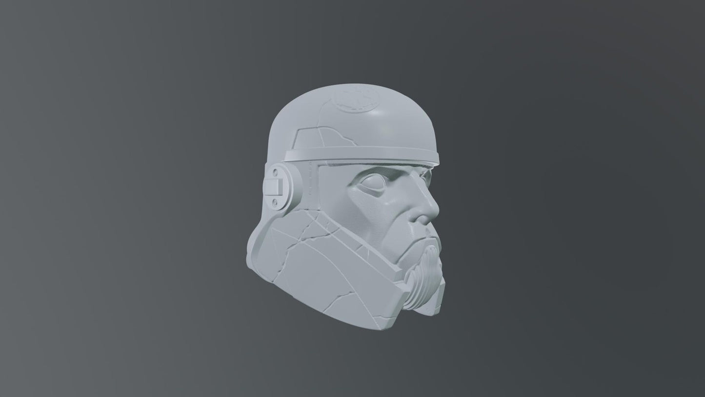 Captain Enoch | Star Wars | Ahsoka | inspired head sculpt 1:12 6inch Star Wars