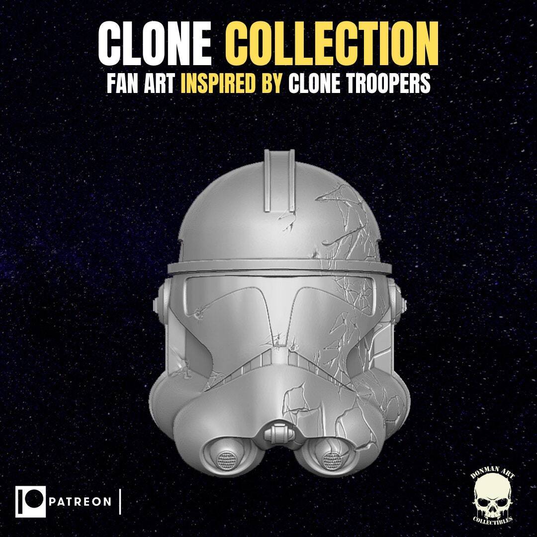 Clone Trooper Head (1:12 Scale) Star Wars black series, mezco, GI Joe Classified