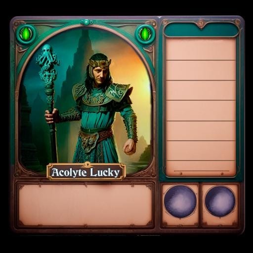 ACOLYTE LUCKY - Arkham's Nightmare DnD 32mm lovecraft horror Loki 2