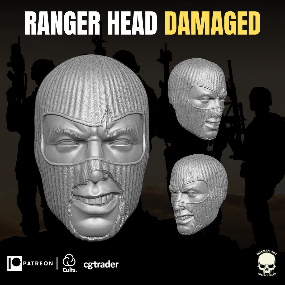 beachhead balaclava head 1/12 head GI Joe classified 1:12 mezco marvel legend a