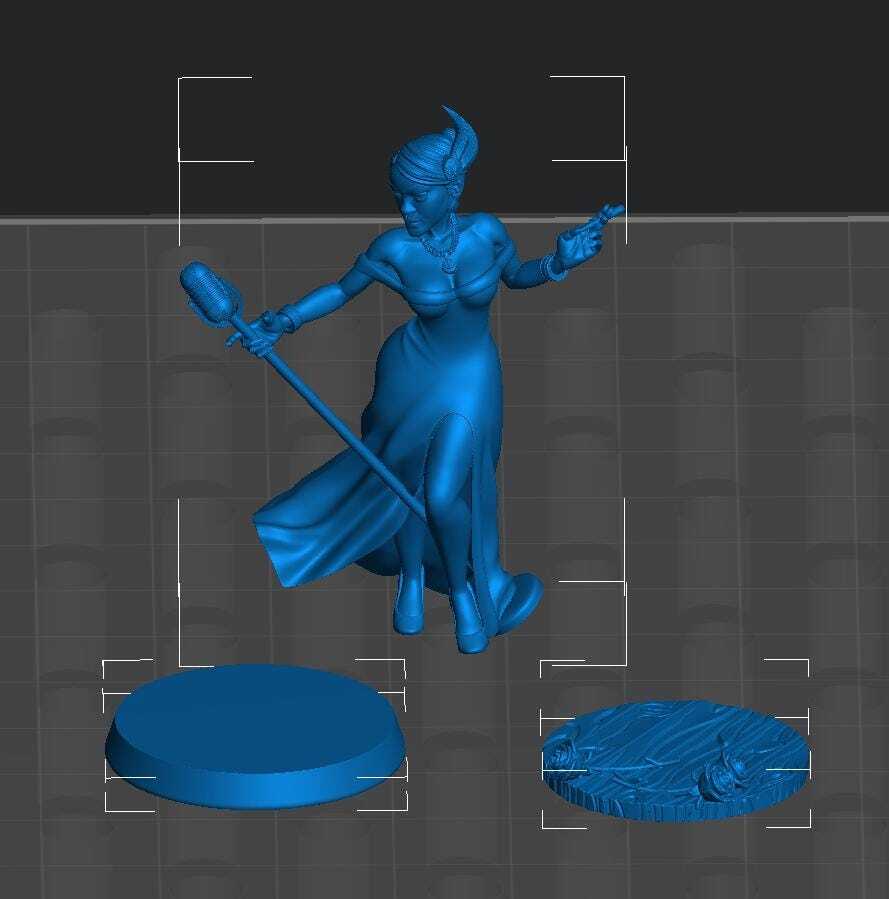ROXANA BROWN -- Arkham's Nightmare DnD 32mm lovecraft horror game Rihanna