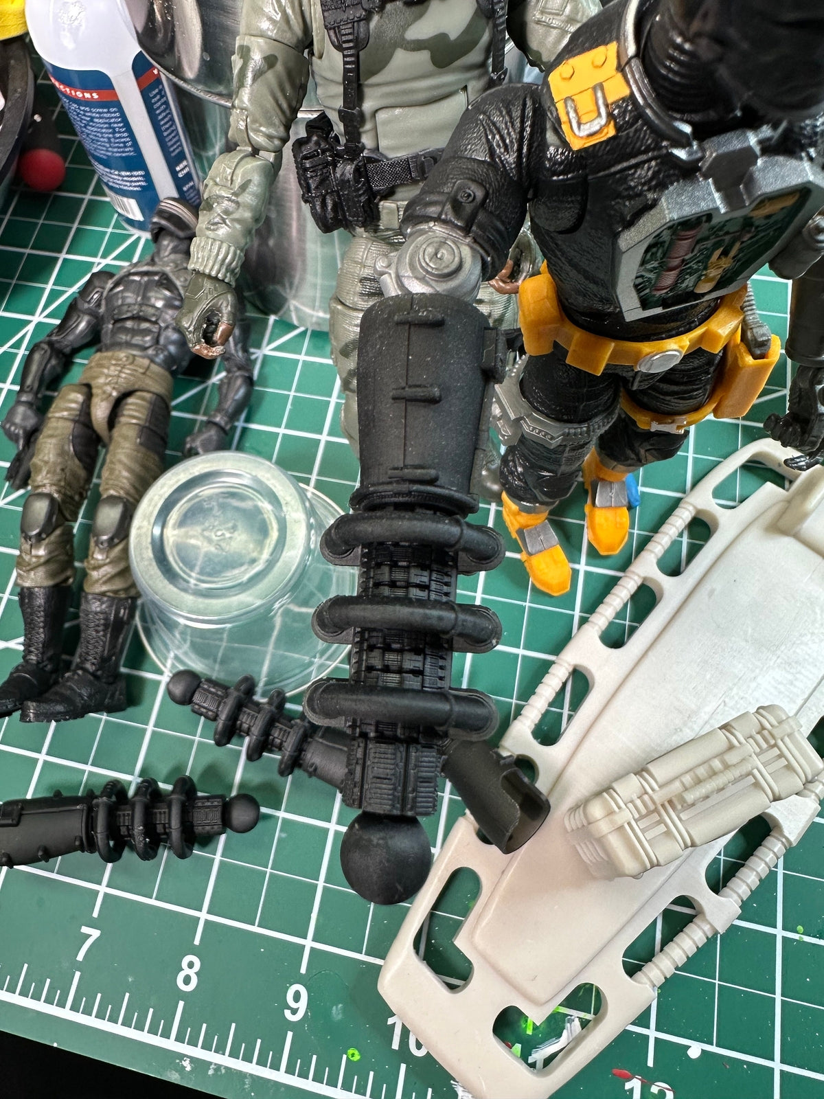 3d Printed Arctic B.A.T. hand Tesla Coil 1:12 GI Joe Classified/Marvel Legend