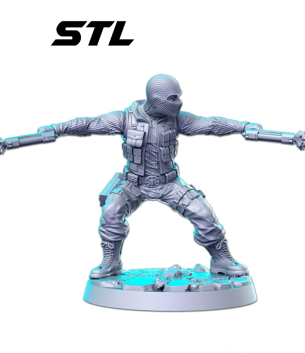 gi joe beachhead - 3mm Scale DnD Miniature | Dungeons and Dragons | RN Estudio