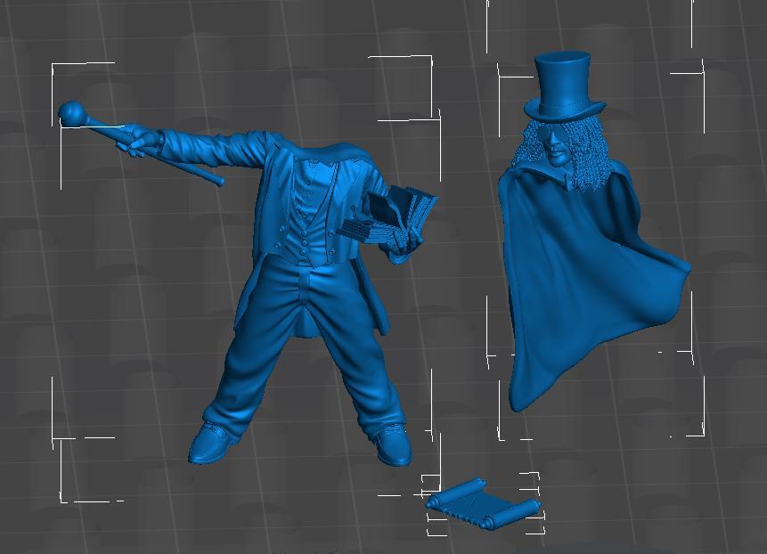 SLASHED HOUDINI -- Arkham's Nightmare DnD 32mm lovecraft horror SLASH