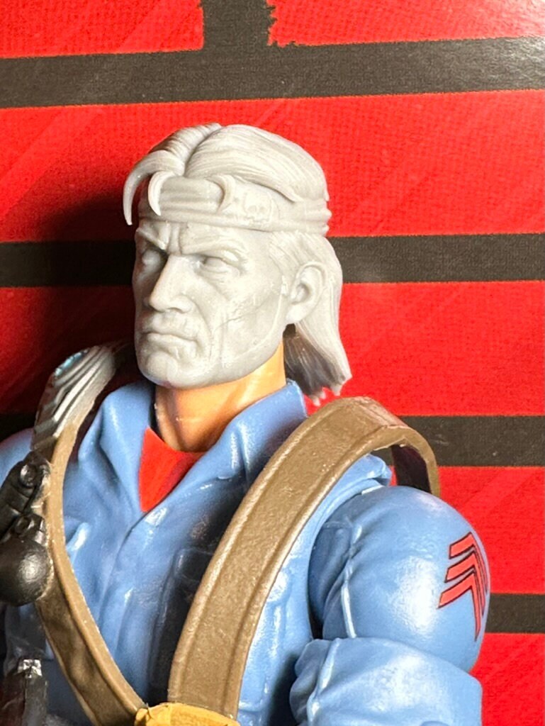 Hunter, Star Wars Bad Batch inspired head sculpt 1:12 6inch Star Wars Black Ser