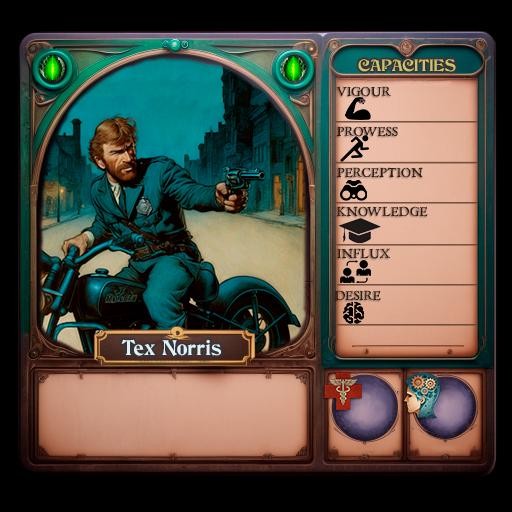 Tex Norris -- Arkham's Nightmare DnD 32mm lovecraft horror not Chuck Norris 2