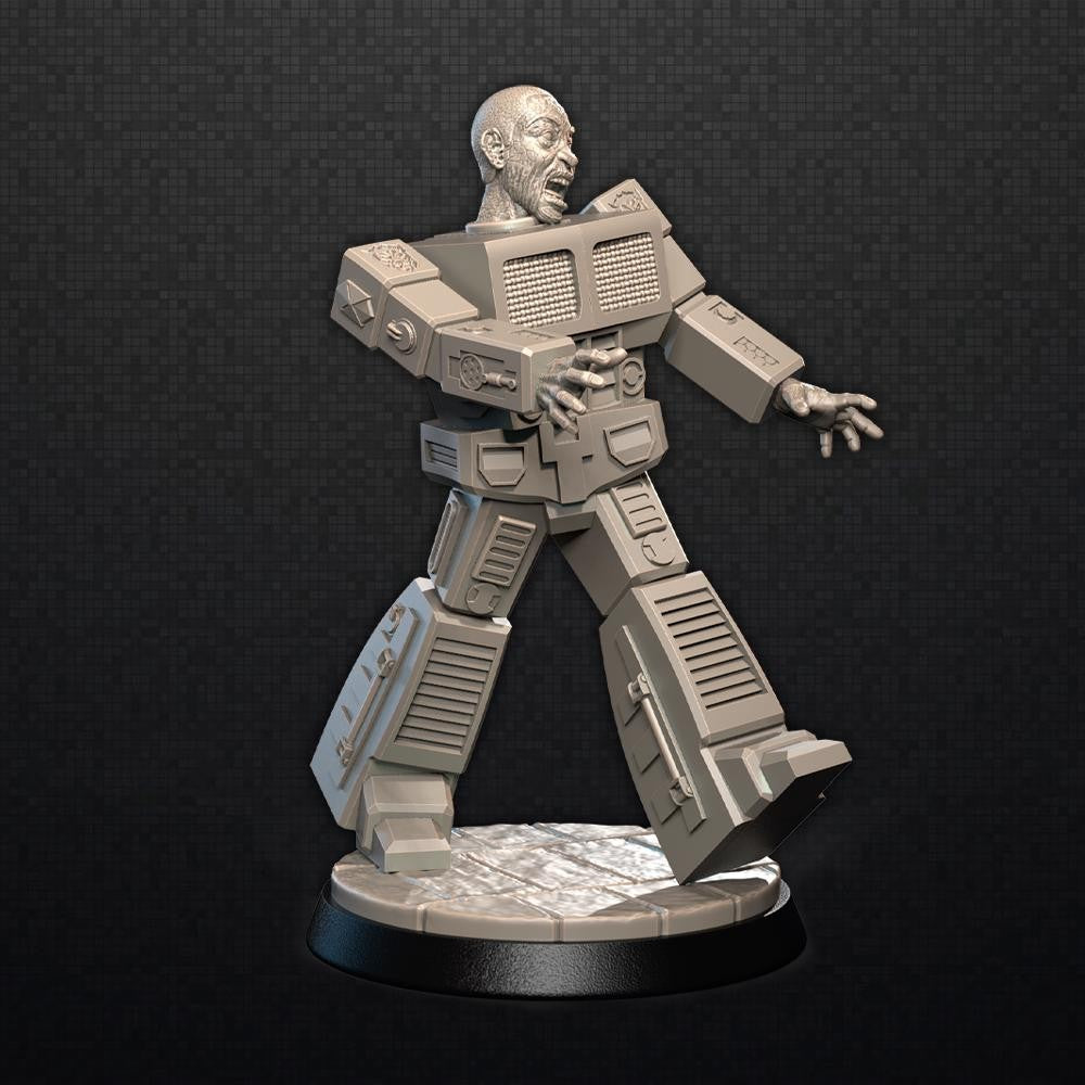 Transforming Robot Zombie ZOMBIE-CON : The Walking Nerds 32mm gaming miniature