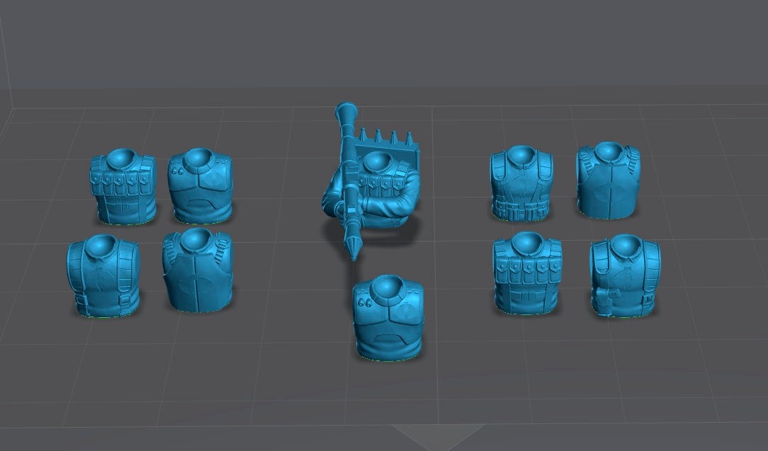 Cobra troopers 28mm army builder set 2 3d printed minis GI Joe tabletop
