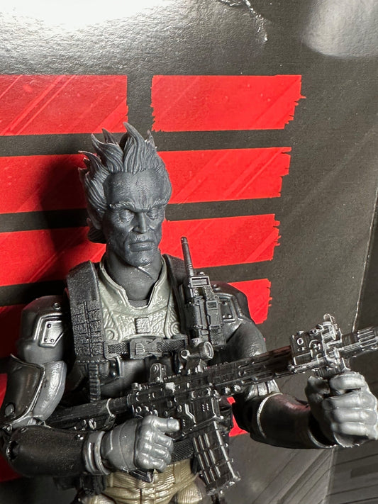 not Rick Sanchez 1/12 scale head unpainted GI Joe Classified, mezco, neca, blac